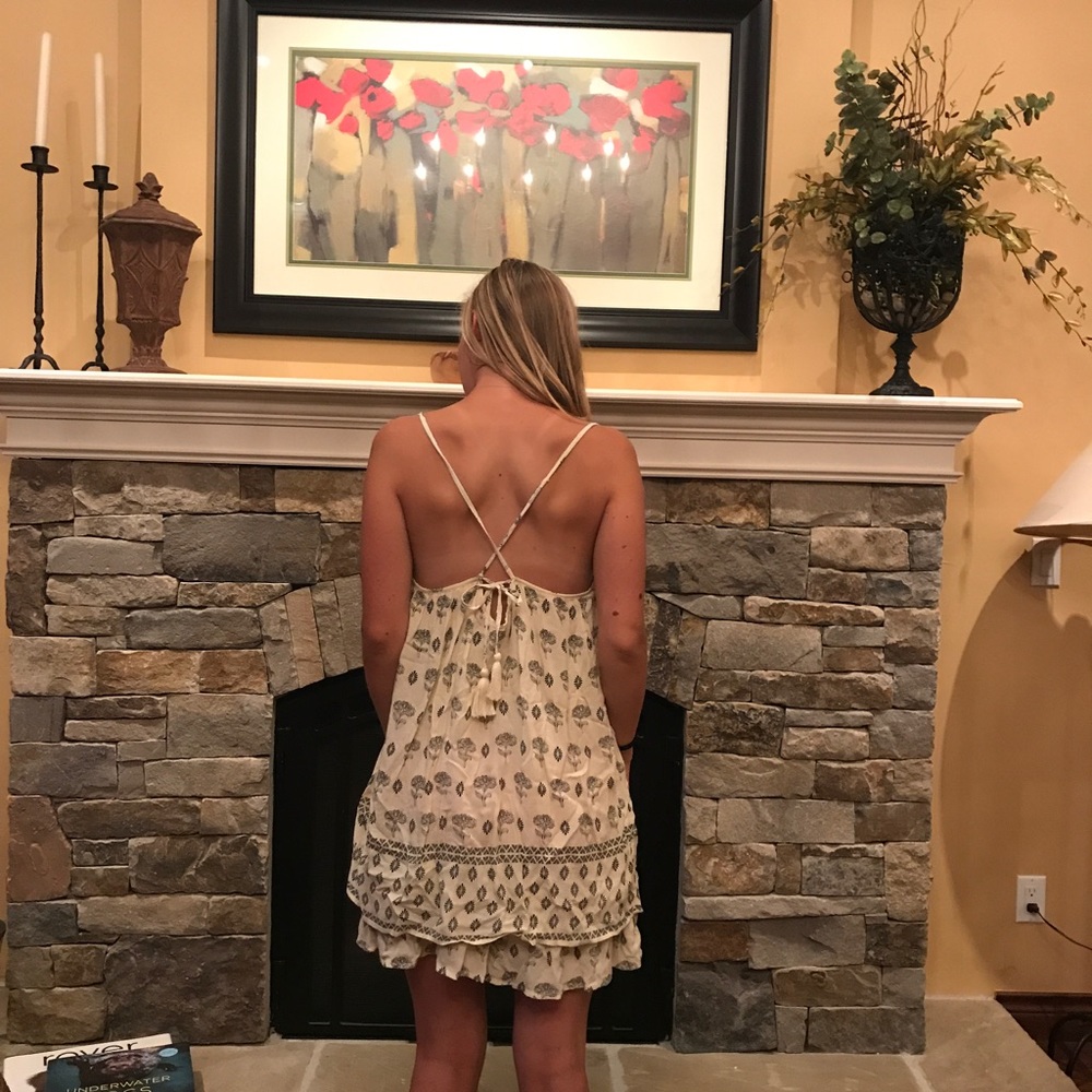 Zara loose-fit dress with flowers